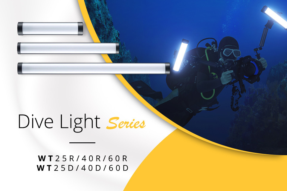 Odkryj podwodną magię z wodoodpornymi tubami Godox Dive Series WT25, WT40 i WT60!